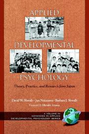 Applied developmental psychology : theory, practice, and research from Japan