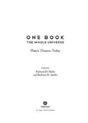 Cover of: One book, the whole universe: Plato's Timaeus today