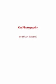 Cover of: On photography by Susan Sontag