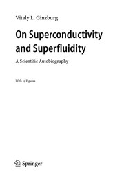 Cover of: On Superconductivity and Superfluidity: A Scientific Autobiography