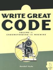 Cover of: Write Great Code: Understanding the Machine