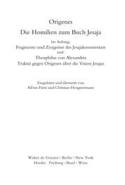 Cover of: Die Homilien zum Buch Jesaja