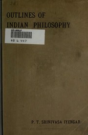Cover of: Outline of Indian philosophy
