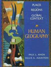Cover of: Places and regions in global context: human geography