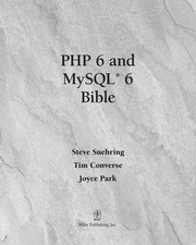 Cover of: PHP 6 and MySQL 6 bible