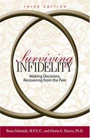 Surviving infidelity by Rona Subotnik, Rona B. Subotnik, Gloria Harris