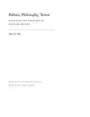 Politics, philosophy, terror by Dana Richard Villa, Dana R. Villa
