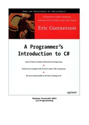 Cover of: C#, a programmer's introduction