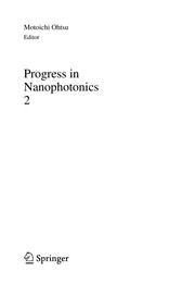 Cover of: Progress in Nanophotonics 2