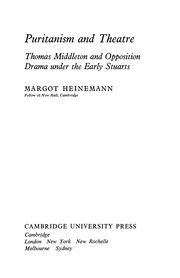 Puritanism and theatre by Margot Heinemann