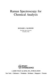 Cover of: Raman spectroscopy for chemical analysis
