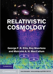 Cover of: Relativistic cosmology