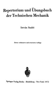 Cover of: Repertorium und Übungsbuch der Technischen Mechanik