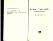 Cover of: Revolutionaries; contemporary essays by Eric Hobsbawm