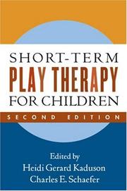 Short-term play therapy for children