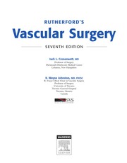 Rutherford's vascular surgery by Jack L. Cronenwett
