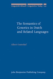 Cover of: The semantics of generics in Dutch and related languages