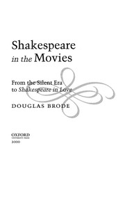 Cover of: Shakespeare in the movies by Douglas Brode