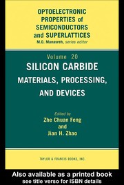 Cover of: Silicon carbide: materials, processing, and devices