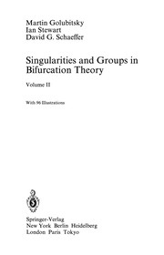 Cover of: Singularities and groups in bifurcation theory by Martin Golubitsky