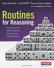 Cover of: Routines for Reasoning: Fostering the Mathematical Practices in All Students by Grace Kelemanik, Amy Lucenta, Susan Janssen Creighton