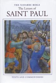 Cover of: The Navarre Bible: The Letters of Saint Paul (The Navarre Bible: New Testament)