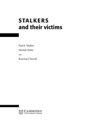 Cover of: Stalkers and their Victims