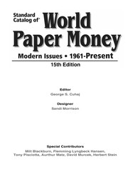 CD-Rom to accompany Standard catalog of world paper money