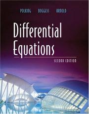Cover of: Differential equations by John C. Polking