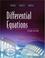 Cover of: Differential equations