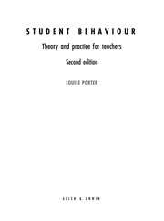 Student behaviour by Louise Porter