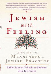 Cover of: Jewish With Feeling: A Guide to Meaningful Jewish Practice