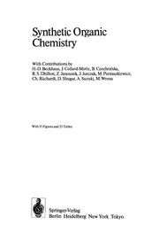 Synthetic organic chemistry by H.-D Beckhaus