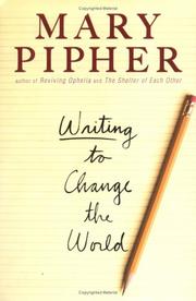 Cover of: Writing to change the world