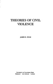 Cover of: Theories of civil violence