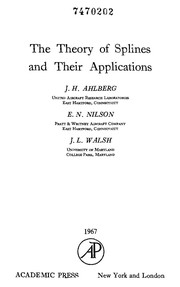 Cover of: The theory of splines and their applications
