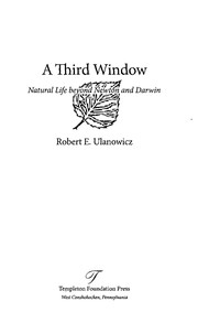 A third window by Robert E. Ulanowicz