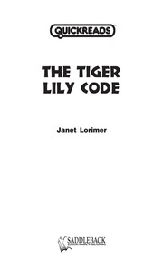 Cover of: Tiger lily code