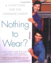 Cover of: Nothing to wear?: a 5-step cure for the common closet