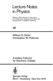Cover of: A unitary calculus for electronic orbitals
