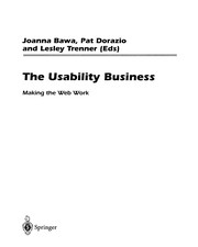 Cover of: The Usability Business: Making the Web Work