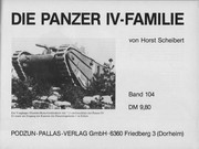 Cover of: Die Panzer-IV-Familie by Horst Scheibert