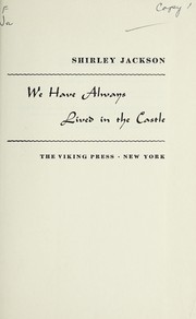 Cover of: We Have Always Lived in the Castle