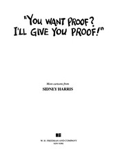 Cover of: You want proof? I'll give you proof!: more cartoons