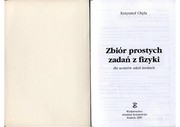 Cover of: Zbiór prostych zadań z fizyki by Krzysztof Chyla
