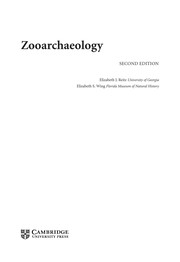 Cover of: Zooarchaeology