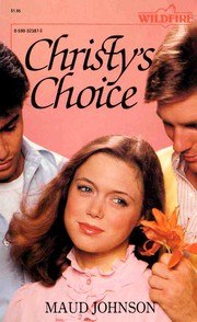 Cover of: Christy's Choice (Wildfire)