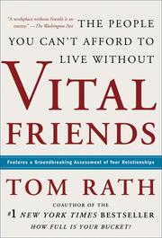 Cover of: Vital Friends: The People You Can't Afford to Live Without