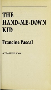 Cover of: The hand-me-down kid