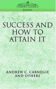 Cover of: Success and How to Attain It
